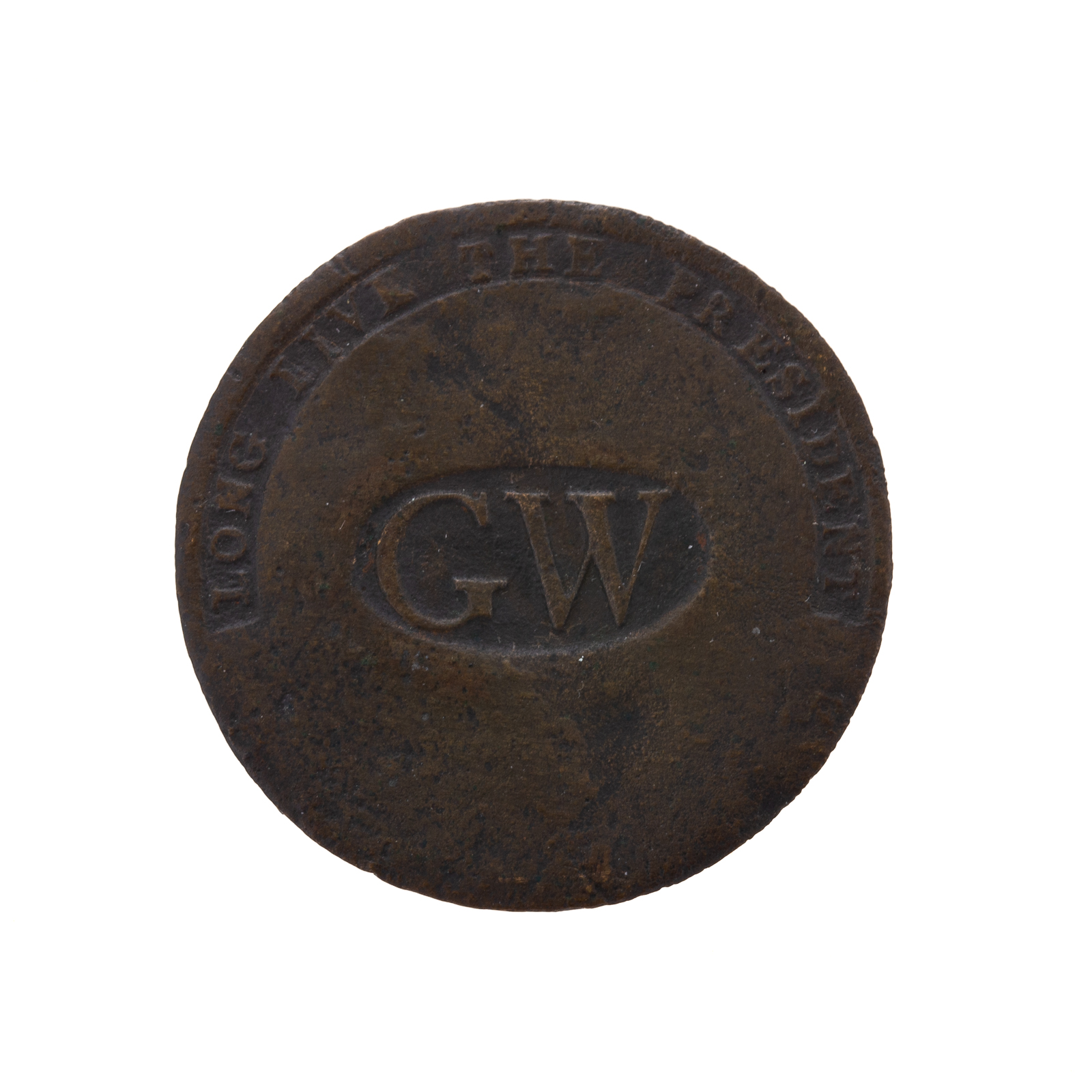 GEORGE WASHINGTON INAUGURAL BUTTON,