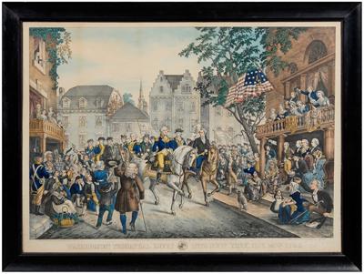 George Washington lithograph,