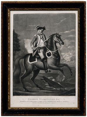 George Washington mezzotint,