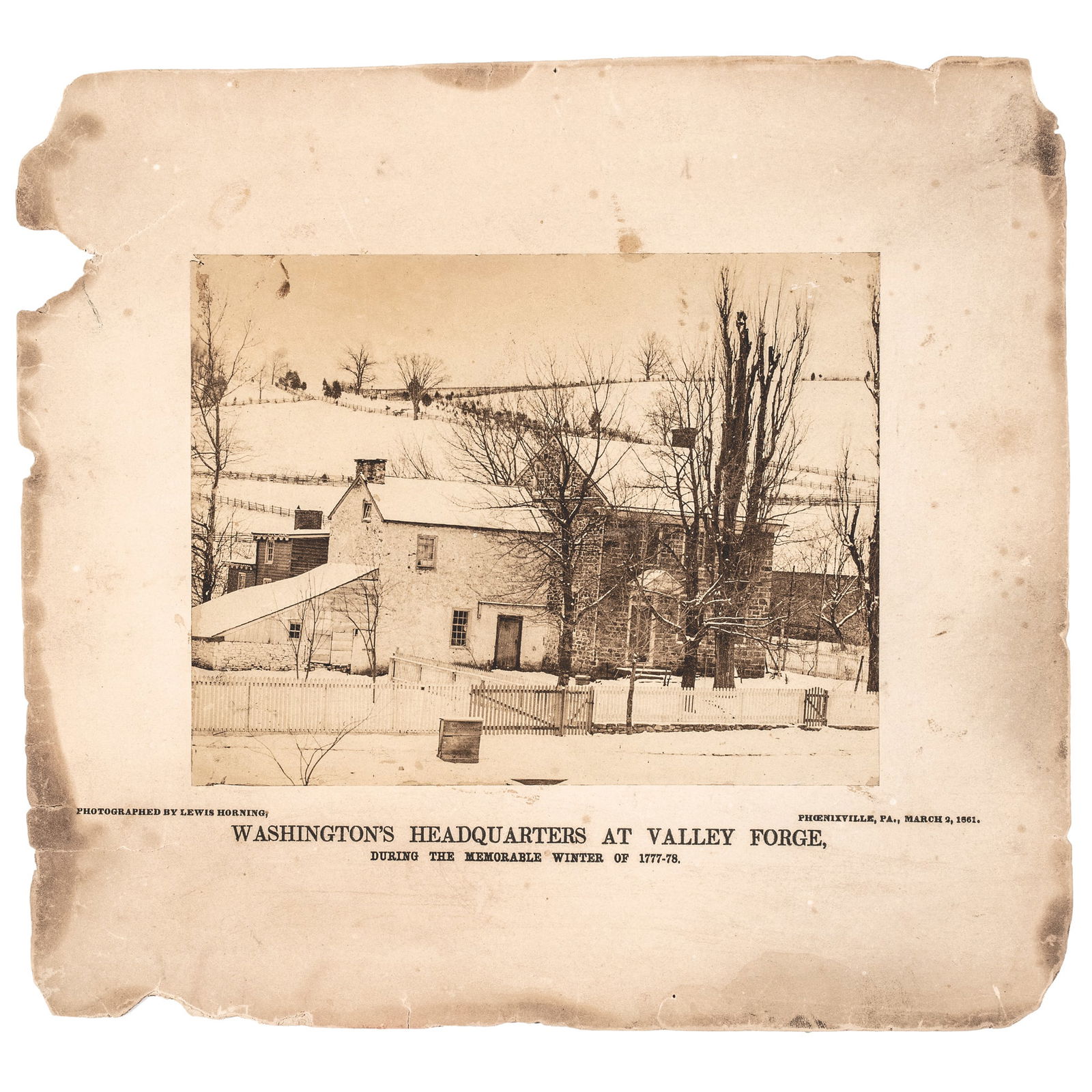 GEORGE WASHINGTON'S HEADQUARTERS AT