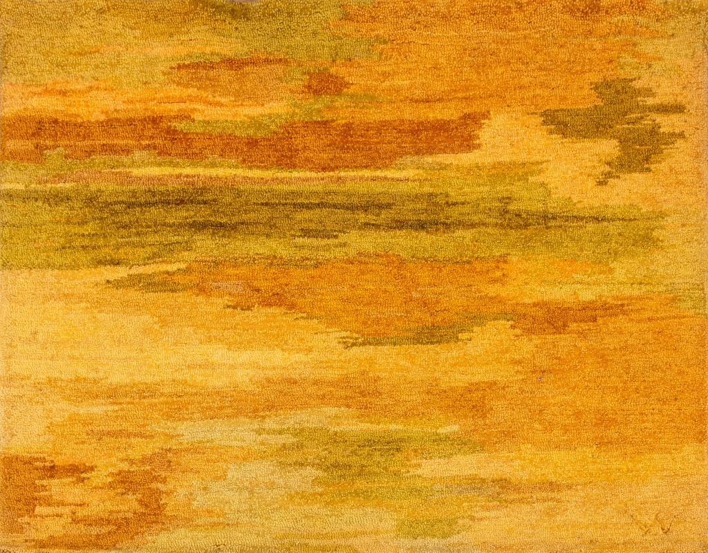 GEORGE WELLS "STRATA" HOOKED WOOL