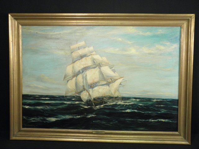 George Wheatley oil on canvas