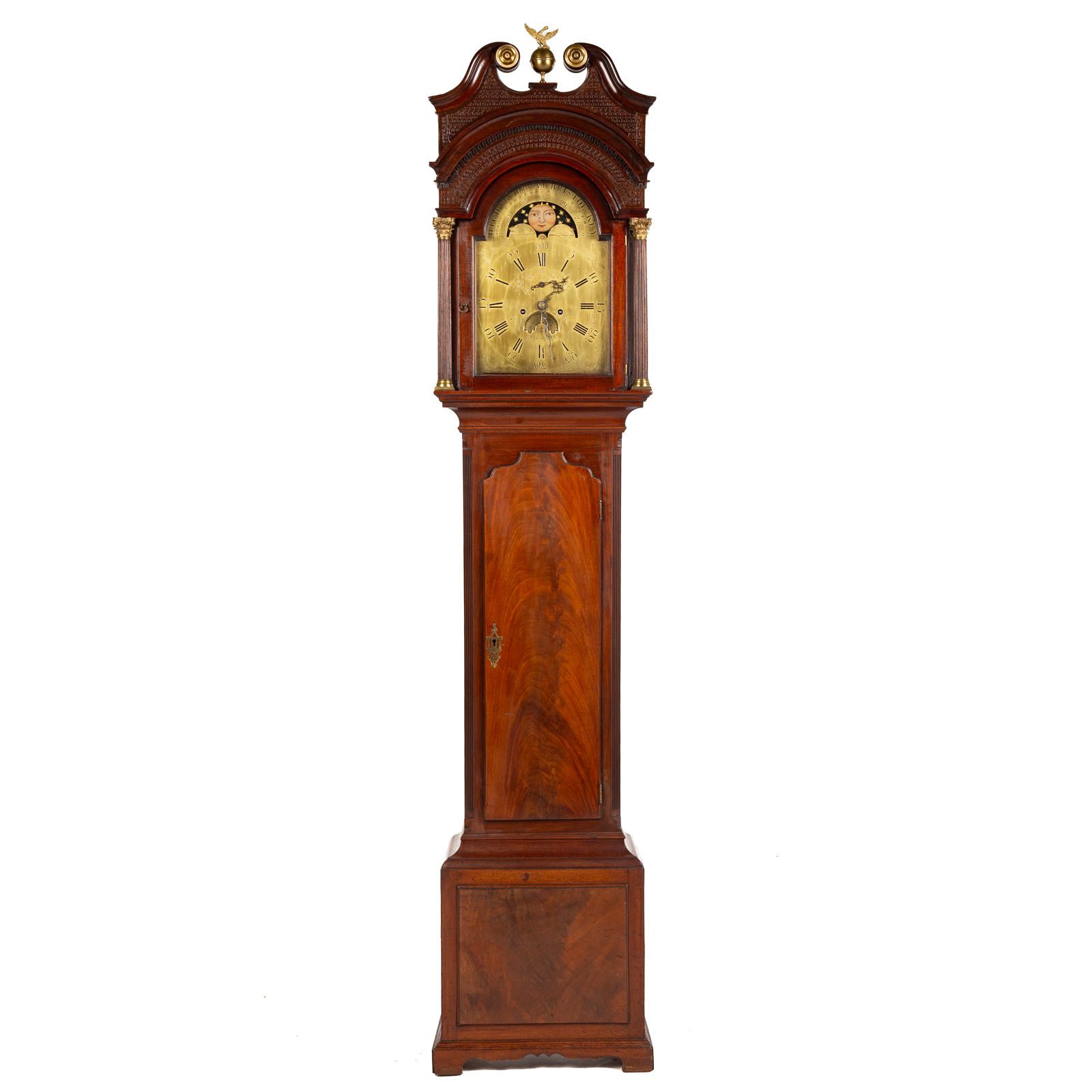 GEORGE WHITE MAHOGANY TALL CASE