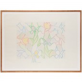 GEORGE WOODMAN, WATERCOLOR ON