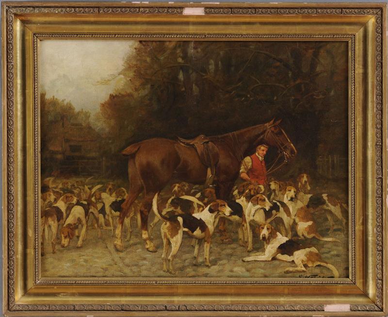 GEORGE WRIGHT (1860-1942): HUNTSMAN