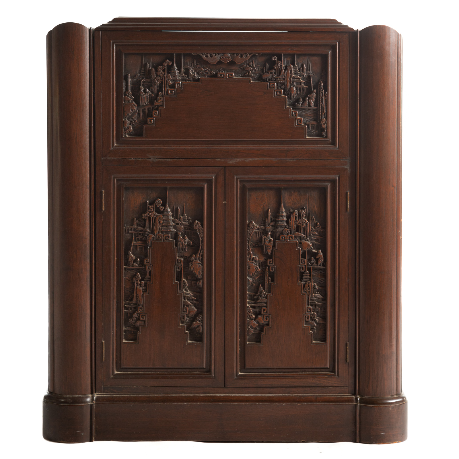 GEORGE ZEE ROSEWOOD BAR CONSOLE
