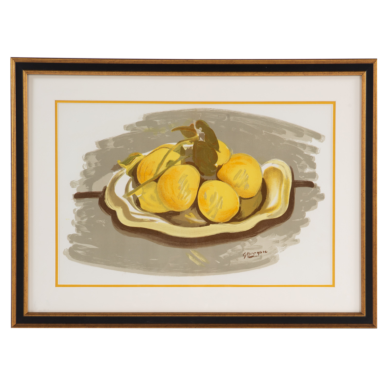 GEORGES BRAQUE. "BOWL OF LEMONS,"
