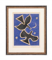 GEORGES BRAQUE 'DEUX OISEAUX..