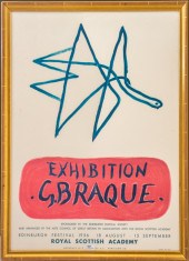 GEORGES BRAQUE EXHIBITION LITH