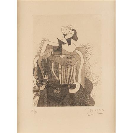 Georges Braque LA FEMME ASSISE