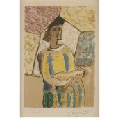 Georges Braque LA FEMME AU MAN