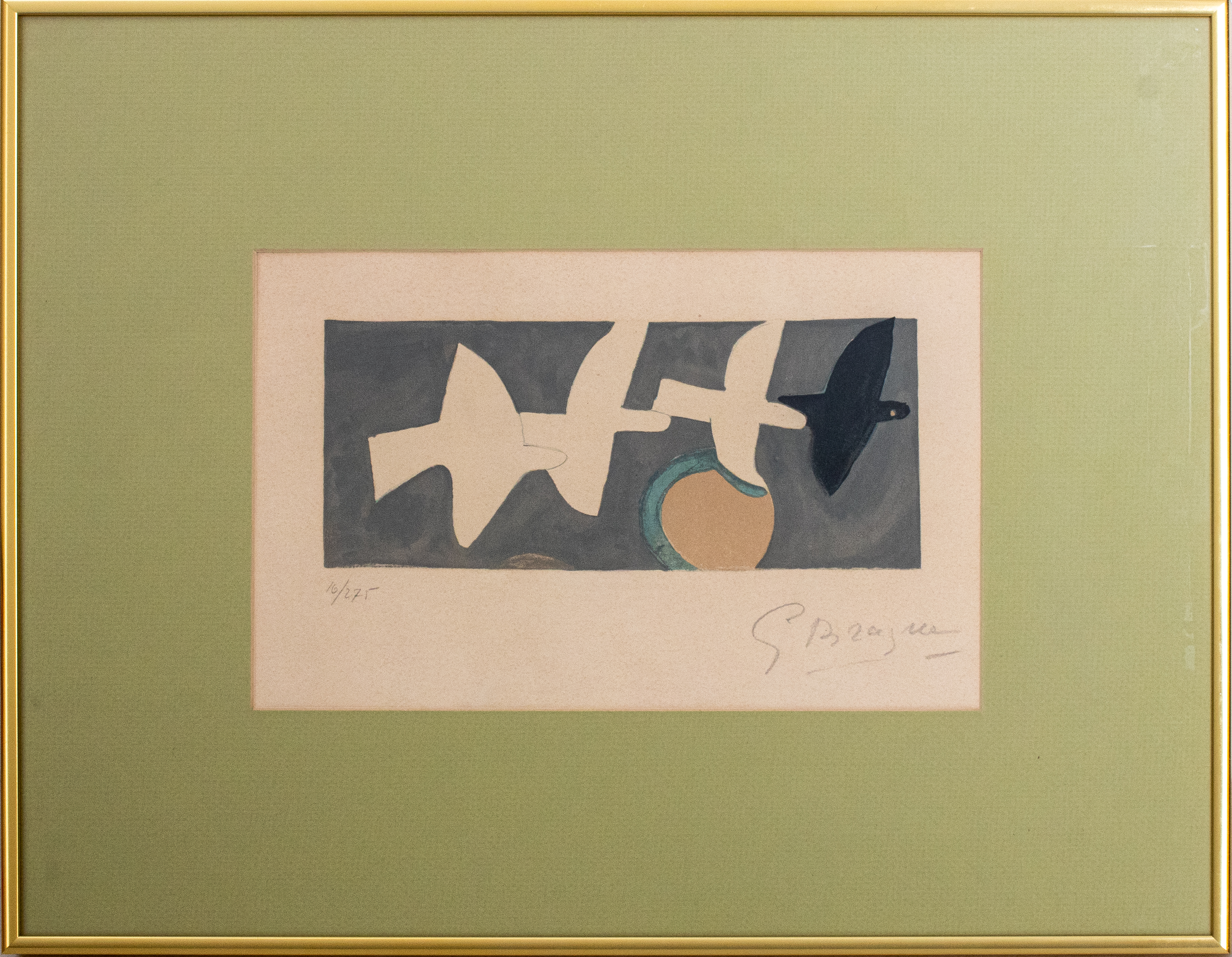 GEORGES BRAQUE "QUATRE OISEAUX"