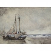 GEORGES CHAVIGNAUD SHORE SCENE