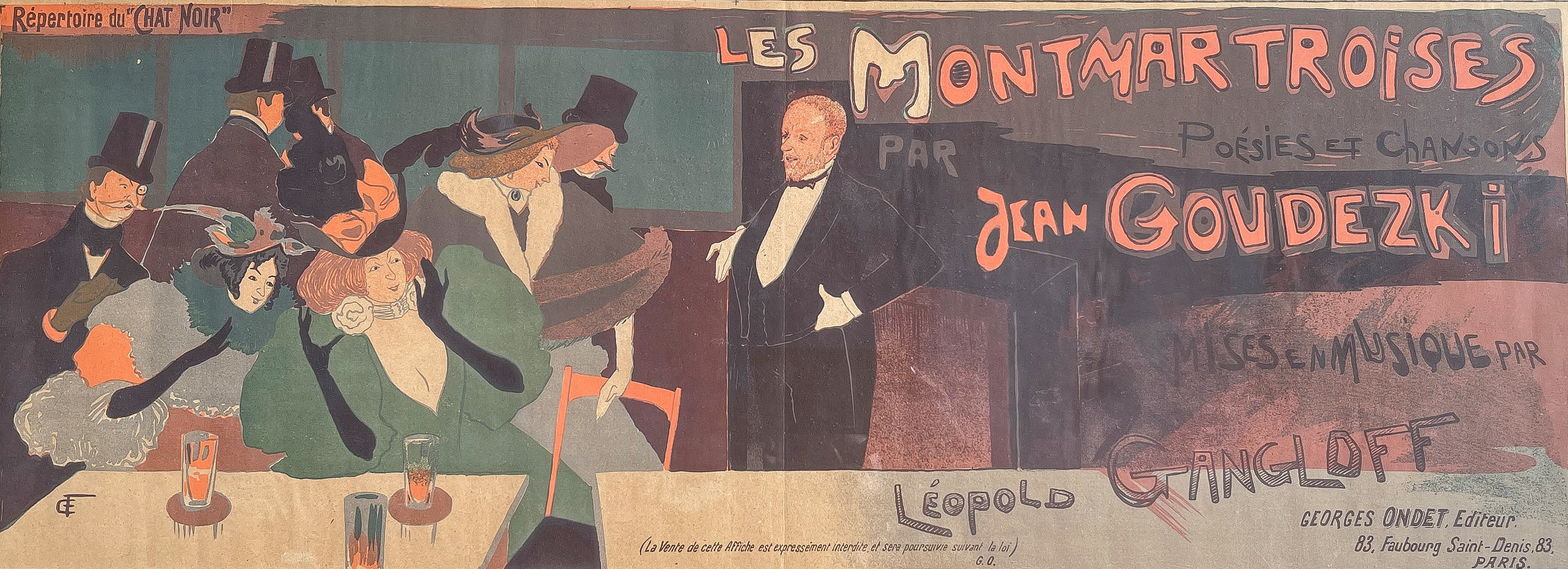 GEORGES DE FEURE POSTER FOR JEAN