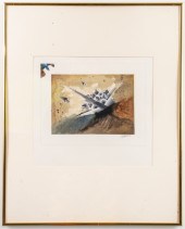 GEORGES DUSSAU SURREALIST WATE