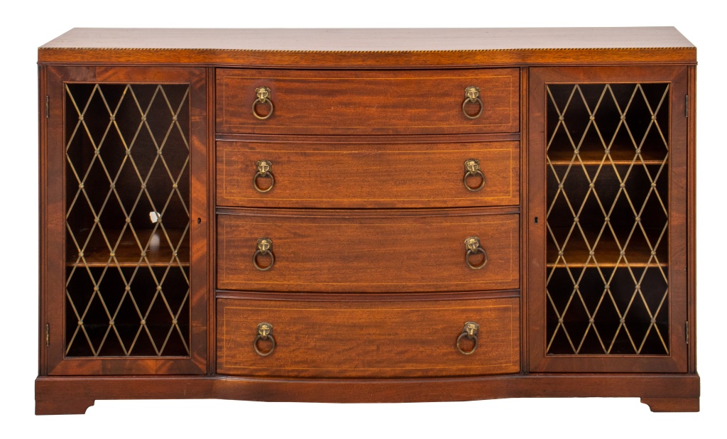 GEORGES III STYLE MAHOGANY CREDENZA