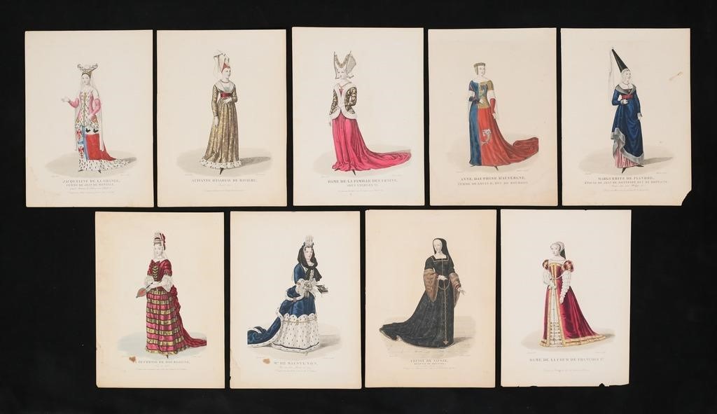 GEORGES JACQUES GATINE SET OF 9