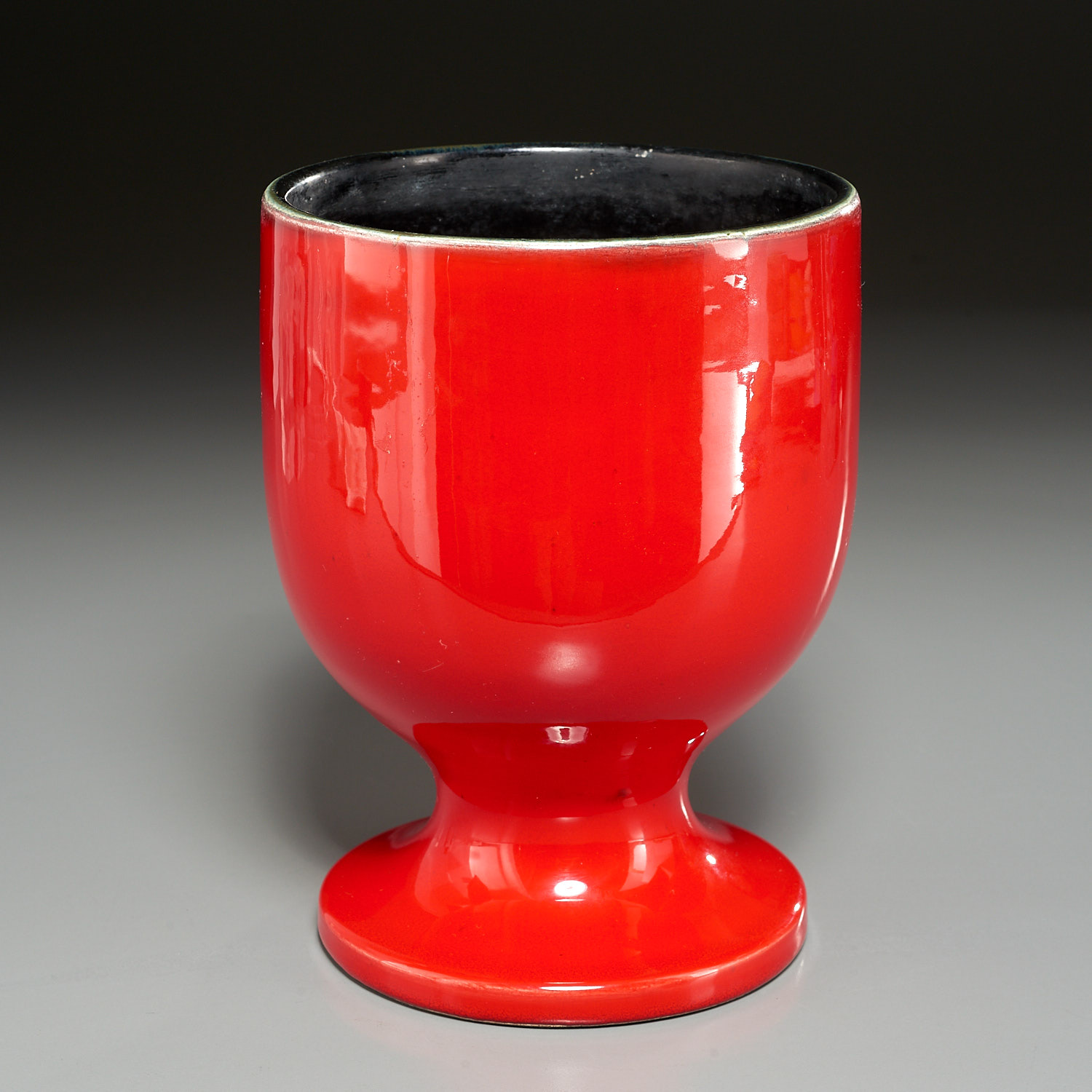 GEORGES JOUVE, FOOTED VASE,