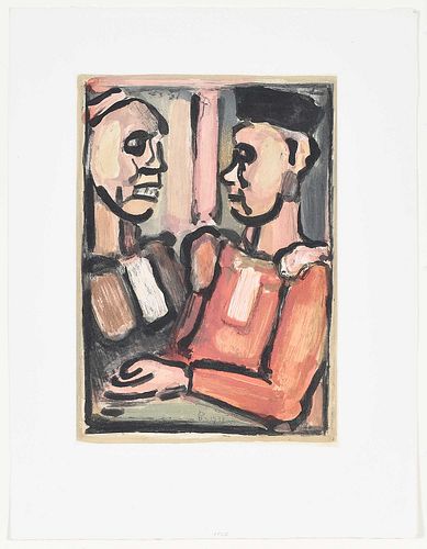 GEORGES ROUAULT AQUATINTJuges ,