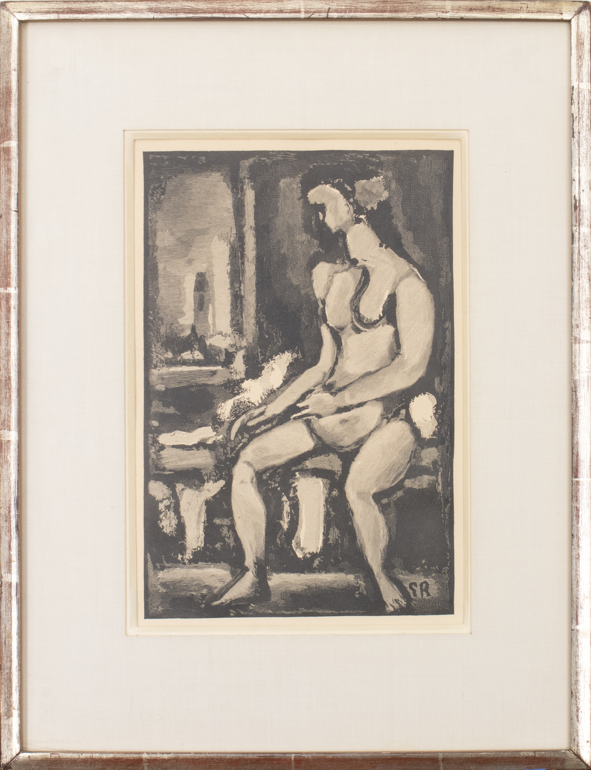 GEORGES ROUAULT "SEATED NUDE"