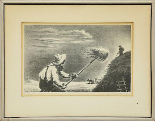 GEORGES SCHREIBER LITHOGRAPH