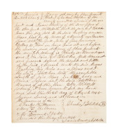 GEORGIA 1840'S TWO SIDED SLAVE