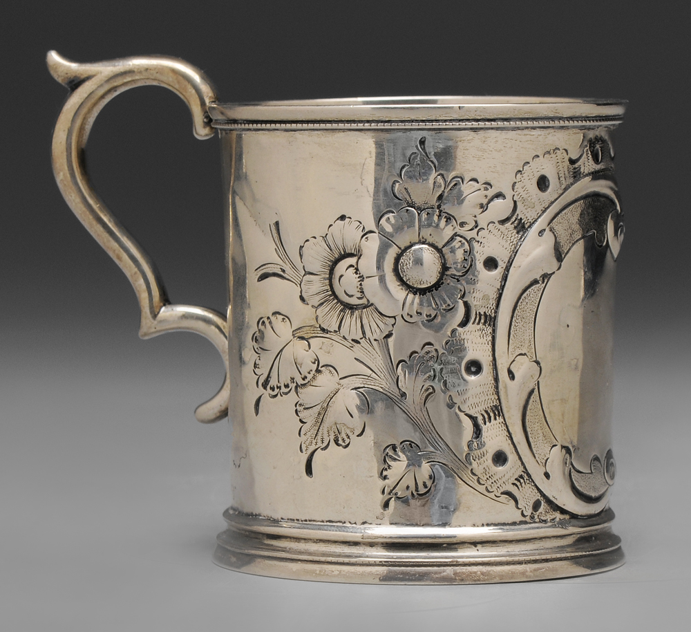 Georgia Coin Silver Mug American,