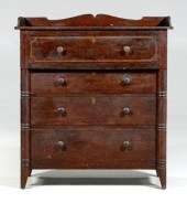 Georgia inlaid four-drawer che