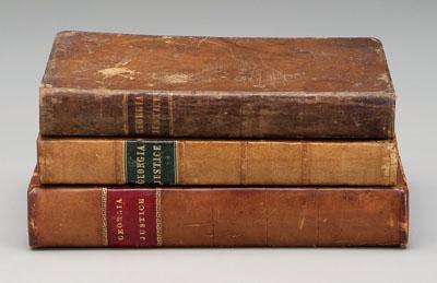 Georgia law, three works 1819,