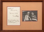 GEORGIA O'KEEFFE AUTOGRAPHED W