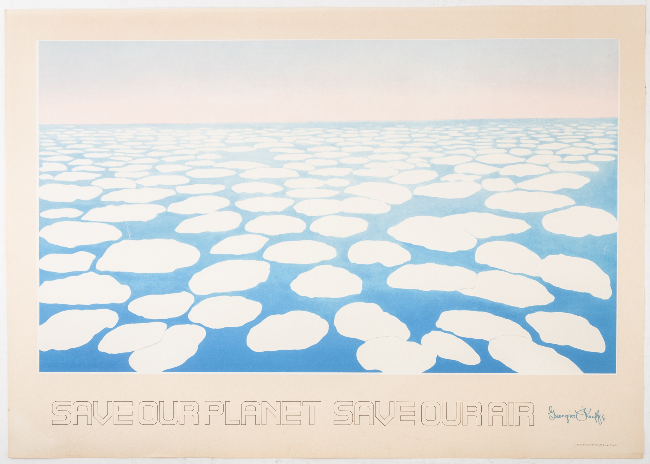 GEORGIA O'KEEFFE. "SAVE OUR