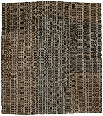 Georgia overshot coverlet, dark