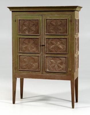 Georgia paint-decorated pie safe,
