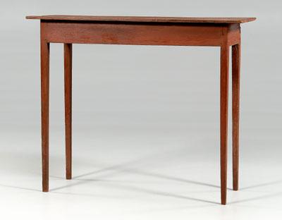 Georgia red-painted hunt table,