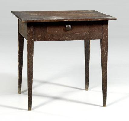 Georgia yellow pine table, yellow
