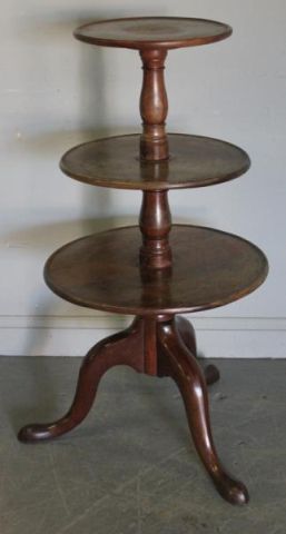 Georgian 3 Tier Mahogany Dumb
