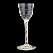 GEORGIAN AIR TWIST WINE GLASS<