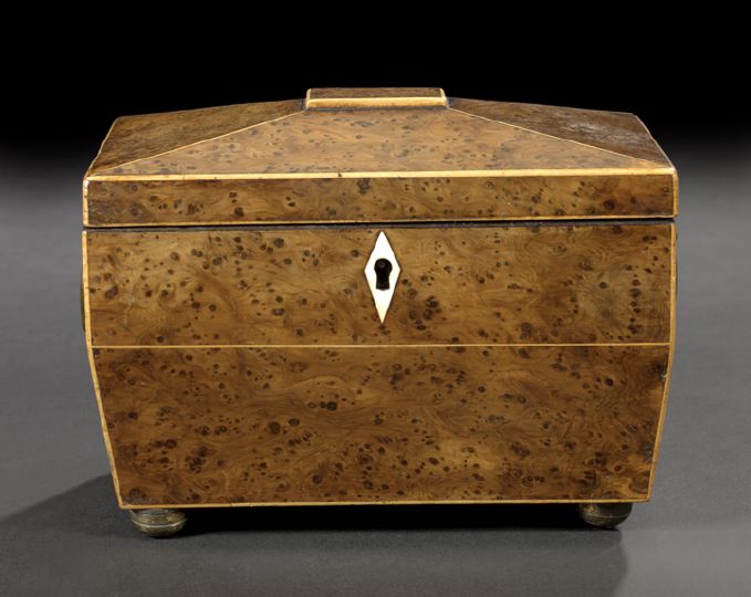 Georgian Banded and Bone-Inlaid