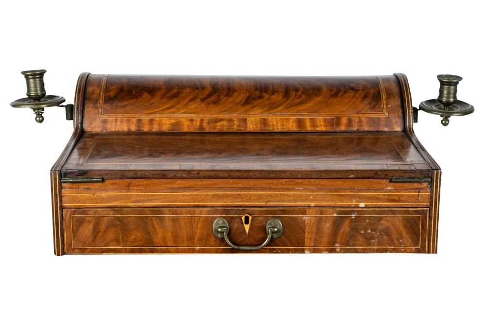 GEORGIAN BRASS-MOUNTED MAHOGANY