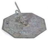 GEORGIAN BRONZE HORIZONTAL SUN