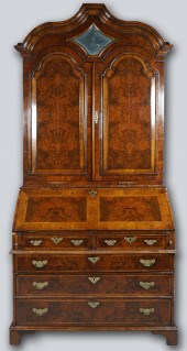 GEORGIAN BURL WALNUT AND WALNU