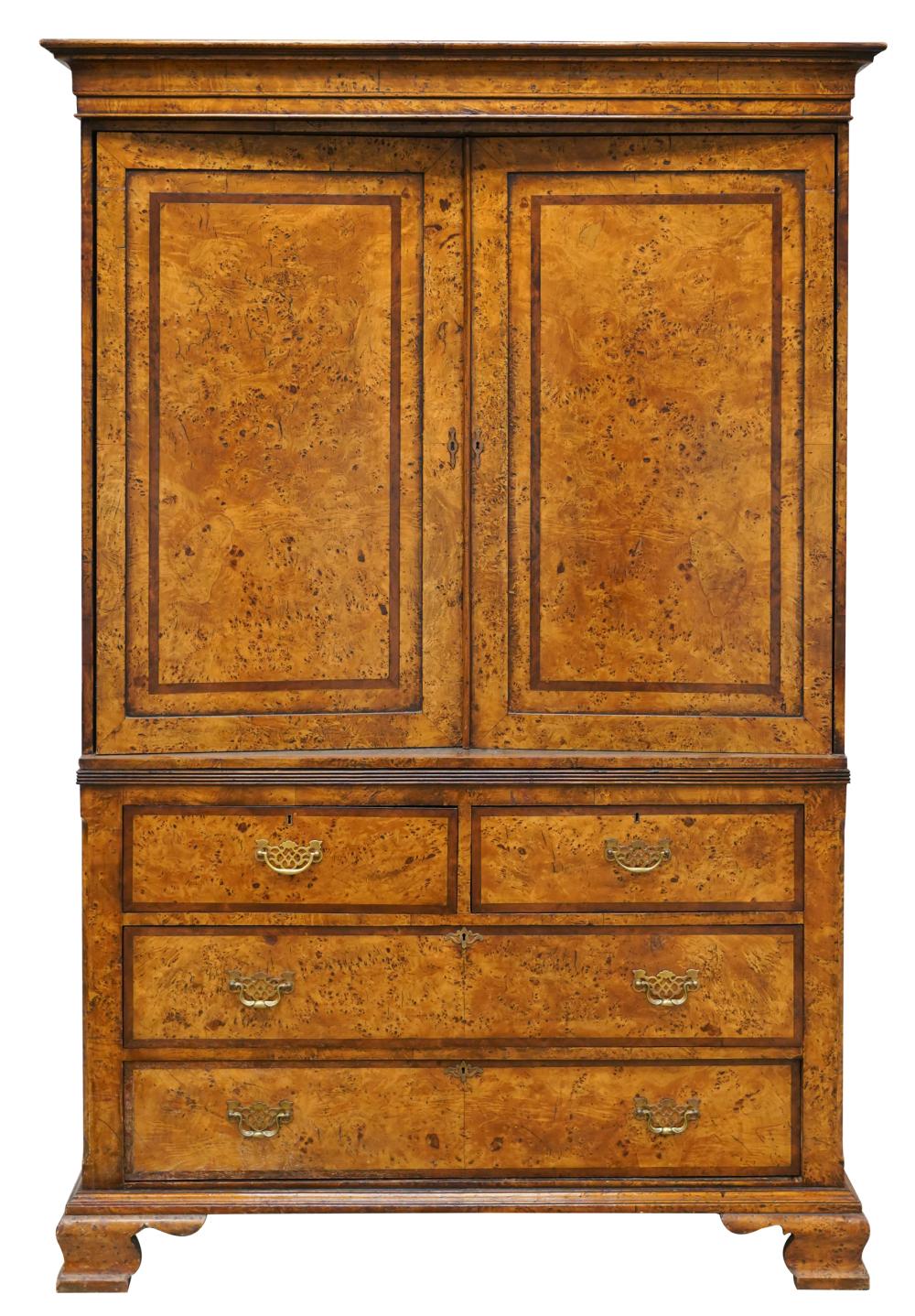 GEORGIAN BURL-WALNUT LINEN