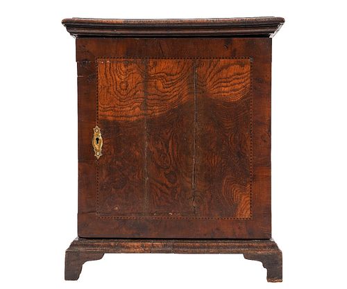 GEORGIAN BURLWOOD MINIATURE