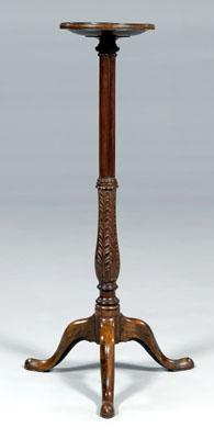 Georgian carved mahogany urn stand,