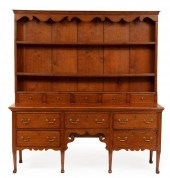 GEORGIAN CARVED OAK WELSH DRES