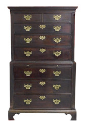 GEORGIAN CHEST ON CHEST, ENGLI