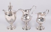 GEORGIAN CRESTED SILVER SUGAR