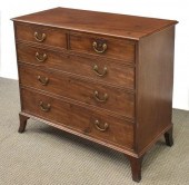 GEORGIAN FIVE-DRAWER MAHOGNAY
