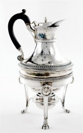Georgian fused-plate pot on st