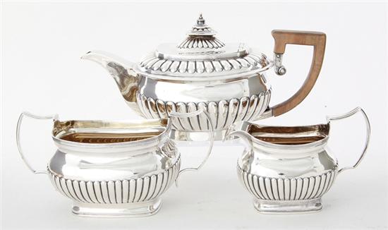 Georgian III sterling tea set